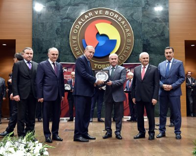 ETO BAŞKAN YARDIMCISI KUTLU’YA ŞEREF BELGESİ