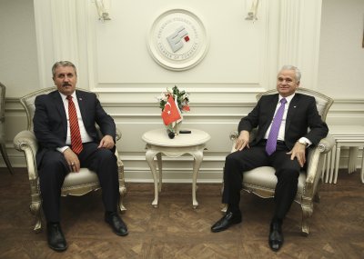 BÜYÜK BİRLİK PARTİSİ GENEL BAŞKANI DESTİCİ ETO'YA KONUK OLDU