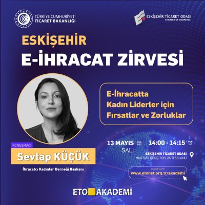 E-İHRACATIN BAŞARILI İSİMLERİ ETO’DA GERÇEKLEŞECEK ZİRVEDE BULUŞUYOR