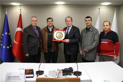 8. Meslek Komitesi'nden Başkan Karacan'a Teşekkür Ziyareti