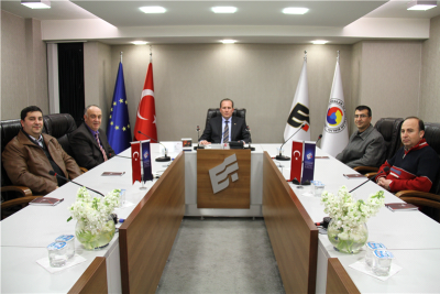 8. Meslek Komitesi'nden Başkan Karacan'a Teşekkür Ziyareti