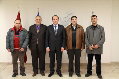 8. Meslek Komitesi'nden Başkan Karacan'a Teşekkür Ziyareti