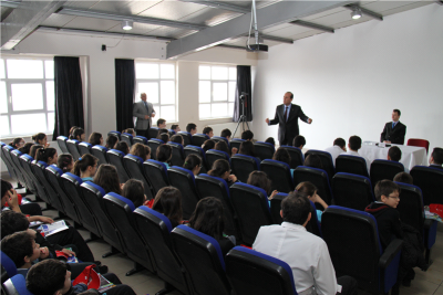 Başkan Karacan, Samanyolu Özel Ümit İlköğretim Okulu öğrencilerine girişimcilik ve liderliği anlattı