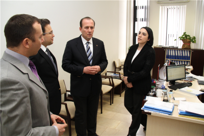 Vergi Müfettişleri Grup Başkanı'ndan Başkan Karacan'a Ziyaret