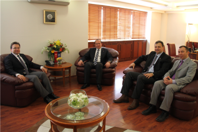 Vergi Müfettişleri Grup Başkanı'ndan Başkan Karacan'a Ziyaret