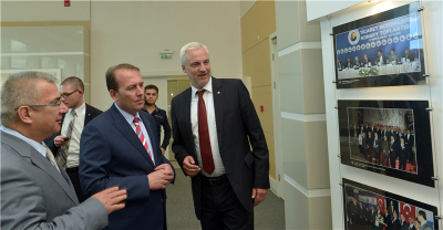 Alman Bakan Duin TOBB’da Karacan tarafından ağırlandı