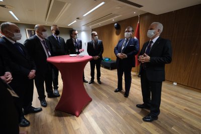 GÜLER, BRÜKSEL BÜYÜKELÇİLİĞİNDE VE BELEDİYEDE DİSCOVER ESKİŞEHİR’İ ANLATTI