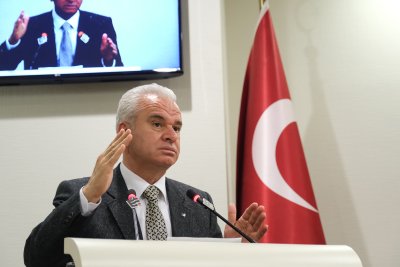 GÜLER, KASIM MECLİS TOPLANTISINDA ODANIN FAALİYETLERİNİ ANLATTI