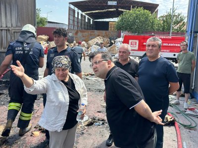 YANGIN MEYDANA GELEN İŞLETMELERE ETO’DAN İNCELEME