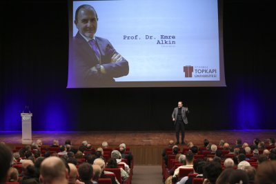 PROF. DR EMRE ALKİN ETO ÜYELERİNE EKONOMİNİN GELECEĞİNİ ANLATTI