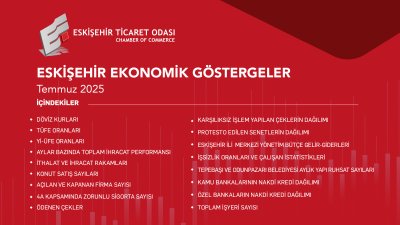 ETO TEMMUZ AYI EKONOMİK GÖSTERGELER RAPORUNU YAYINLADI