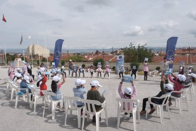 Eskişehir AB Bilgi Merkezi Çevre Bilinci için Öğrencilerle Atölye Çalışması yaptı