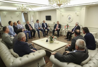 BÜYÜK BİRLİK PARTİSİ GENEL BAŞKANI DESTİCİ ETO'YA KONUK OLDU