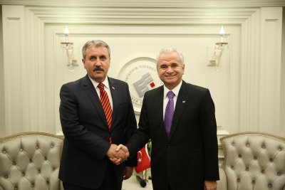 BÜYÜK BİRLİK PARTİSİ GENEL BAŞKANI DESTİCİ ETO'YA KONUK OLDU