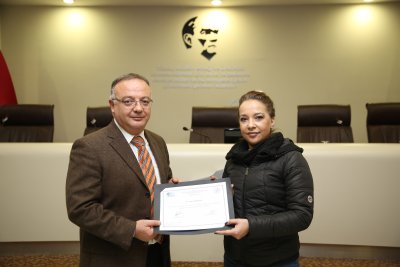 GİRİŞİMCİ ADAYLARI SERTİFİKALARINI TÖRENLE ALDILAR