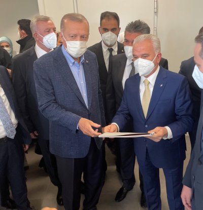 GÜLER TÜCCARIN VE ESKİŞEHİR’İN ÖNCELİKLERİNİ CUMHURBAŞKANI ERDOĞAN’A İLETTİ