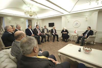 AK PARTİ ESKİŞEHİR MİLLETVEKİLLERİ GÜRCAN VE DÖNMEZ ETO’YU ZİYARET ETTİ