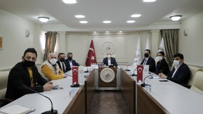 ETO VE İL SAĞLIK MÜDÜRLÜĞÜ İŞYERLERİNDEKİ SALGIN TEDBİRLERİNİ GÖRÜŞTÜ