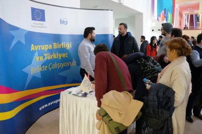 Eskişehir AB Bilgi Merkezi Erasmus+ 30. Yıl Etkinliğinde Stant Açtı