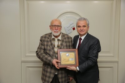 SANAYİ SİTESİNİN DUAYENLERİNE VEFA PLAKETİ