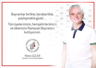 Üyelerimizin ve hemşehrilerimizin Ramazan Bayramını içtenlikle kutluyorum.