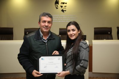 GİRİŞİMCİ ADAYLARI SERTİFİKALARINI TÖRENLE ALDILAR