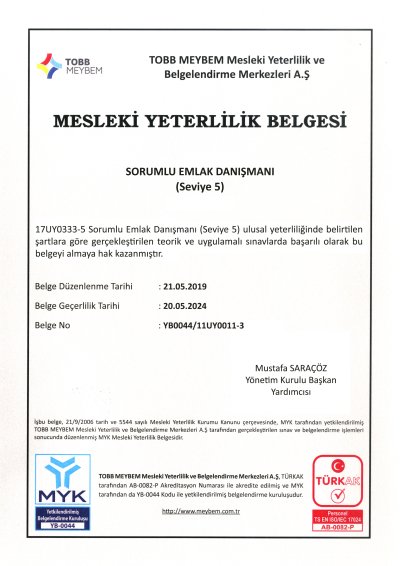 ETO’DAN EMLAK SEKTÖRÜNE MESLEKİ YETERLİLİK EĞİTİMİ