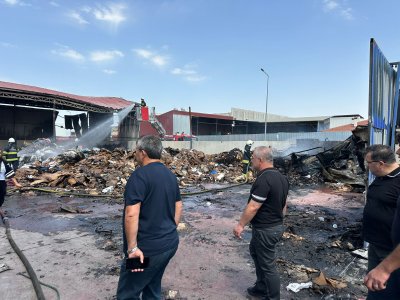 YANGIN MEYDANA GELEN İŞLETMELERE ETO’DAN İNCELEME