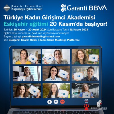 TÜRKİYE KADIN GİRİŞİMCİ AKADEMİSİ’NİN ESKİŞEHİR EĞİTİMLERİ BAŞLIYOR