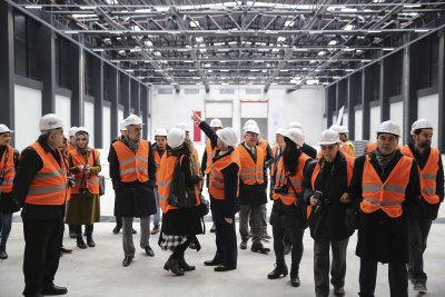 GAZETECİLER FUAR KONGRE MERKEZİNİ ZİYARET ETTİ