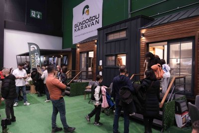 KAMP, KARAVAN, TINY HOUSE VE DOĞA SPORLARI FUARI ZİYARETÇİ AKININA UĞRADI