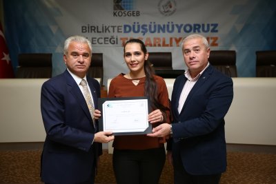 UYGULAMALI GİRİŞİMCİLİK EĞİTİMİ SERTİFİKA TÖRENİ DÜZENLENDİ