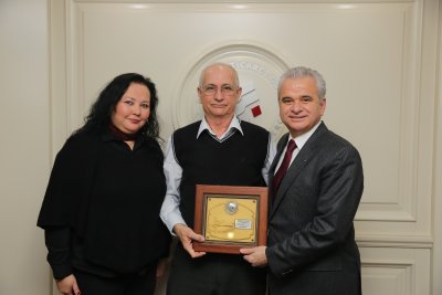 SANAYİ SİTESİNİN DUAYENLERİNE VEFA PLAKETİ