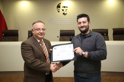 GİRİŞİMCİ ADAYLARI SERTİFİKALARINI TÖRENLE ALDILAR