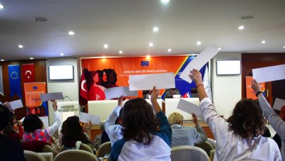 AB SİMÜLASYONU İLE KADIN HAKLARI TARTIŞILDI