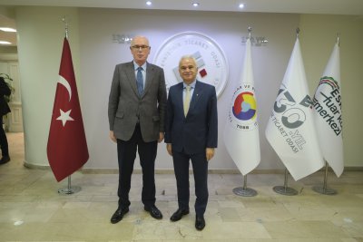 ODUNPAZARI BELEDİYE BAŞKANI KAZIM KURT’TAN ETO’YA ZİYARET