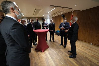 GÜLER, BRÜKSEL BÜYÜKELÇİLİĞİNDE VE BELEDİYEDE DİSCOVER ESKİŞEHİR’İ ANLATTI