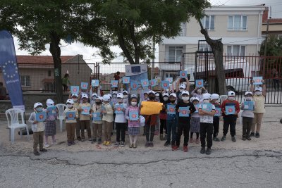 Eskişehir AB Bilgi Merkezi Çevre Bilinci için Öğrencilerle Atölye Çalışması yaptı