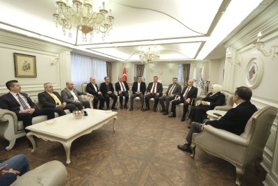 AK PARTİ ESKİŞEHİR MİLLETVEKİLLERİ GÜRCAN VE DÖNMEZ ETO’YU ZİYARET ETTİ