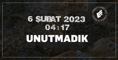 6 ŞUBAT FELAKETİNİN ACISINI YÜREKTEN HİSSEDİYORUZ