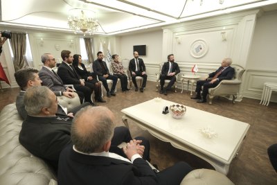 ZAFER PARTİSİ’NİN BELEDİYE BAŞKAN ADAYLARI ETO’YU ZİYARET ETTİ