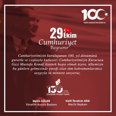 ÇOK YAŞASIN CUMHURİYETİMİZ