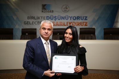 UYGULAMALI GİRİŞİMCİLİK EĞİTİMİ SERTİFİKA TÖRENİ DÜZENLENDİ