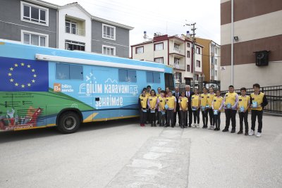 ESKİŞEHİR AB BİLGİ MERKEZİ, BİLİM KARAVANI İLE ORTAOKULLARDA