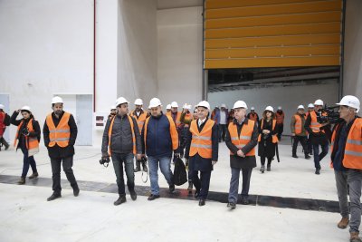 GAZETECİLER FUAR KONGRE MERKEZİNİ ZİYARET ETTİ