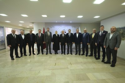 AK PARTİ ESKİŞEHİR MİLLETVEKİLLERİ GÜRCAN VE DÖNMEZ ETO’YU ZİYARET ETTİ