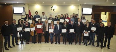 GİRİŞİMCİ ADAYLARI SERTİFİKALARINI TÖRENLE ALDILAR