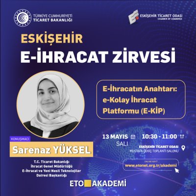 E-İHRACATIN BAŞARILI İSİMLERİ ETO’DA GERÇEKLEŞECEK ZİRVEDE BULUŞUYOR