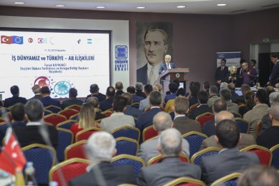 DIŞİŞLERİ BAKAN YARDIMCISI ESKİŞEHİR’İN İŞ DÜNYASI İLE BULUŞTU