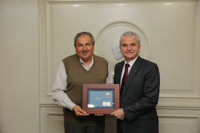 SANAYİ SİTESİNİN DUAYENLERİNE VEFA PLAKETİ